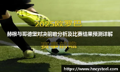 赫根与哥德堡对决前瞻分析及比赛结果预测详解